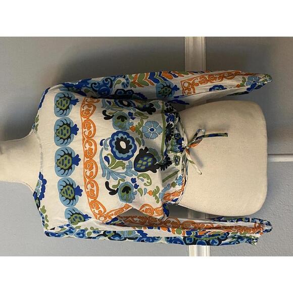 Industry Republic Women's Long Sleeve Crop Top with Blue Floral Print - Picture 5 of 10